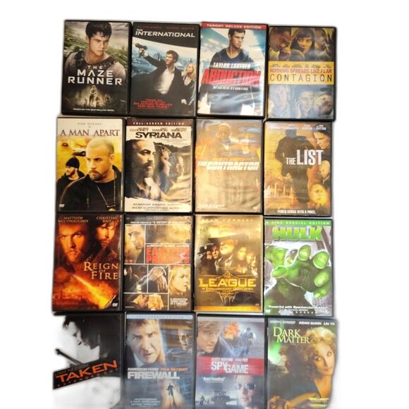 Many Other - Lot 16 DVD Movies Action Drama Suspense #6